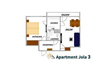 Апартаменты Apartamenty Jola Шклярска-Поремба Апартаменты с 2 спальнями-9